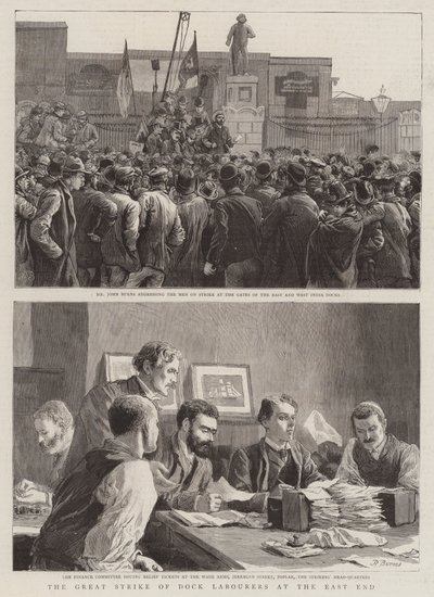 The Great Strike of Dock Labourers at the East End by Robert Barnes
